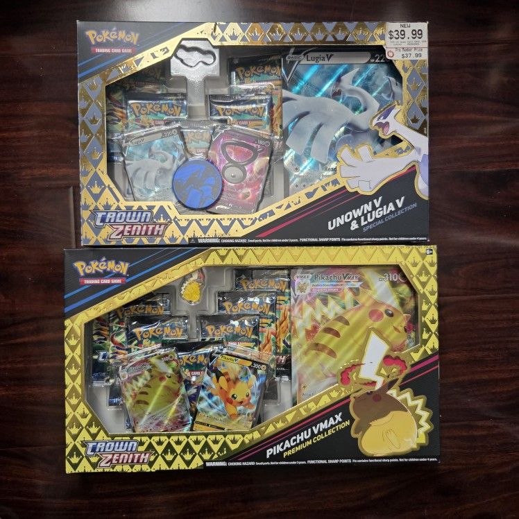 Pokemon Crown Zenith Collection Boxes