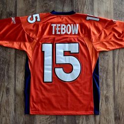 Denver Broncos #15 Tebow Jersey Size 48- Reebok