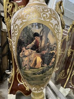 Italian Style Big Vases Beautiful Hand Painting