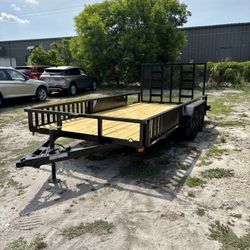 New 7x16TA Atv Utility Trailer