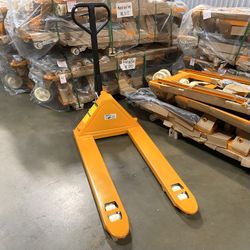 New Pallet Jack For Sale Hand Truck Forklift 5,500lbs Capacity Freight Weight Yellow Color