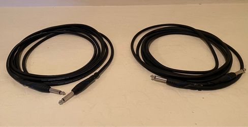 Monster Cable pair 18 ft Guitar instrument cables