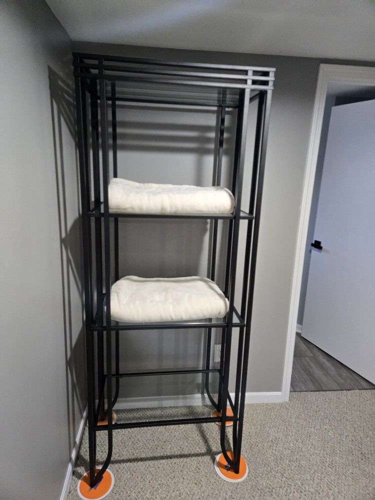 Glass And Metal Shelf
