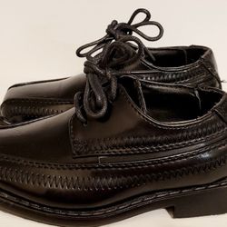 Kids Black Dress Up Shoes