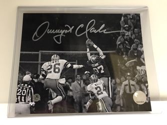 Autographed Dwight Clark Photo