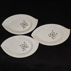 MCM/Vintage Bridge Game Ash Trays.  Set Of 3