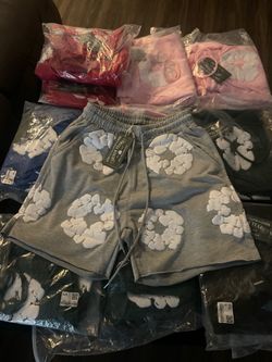 Denim tear shorts
