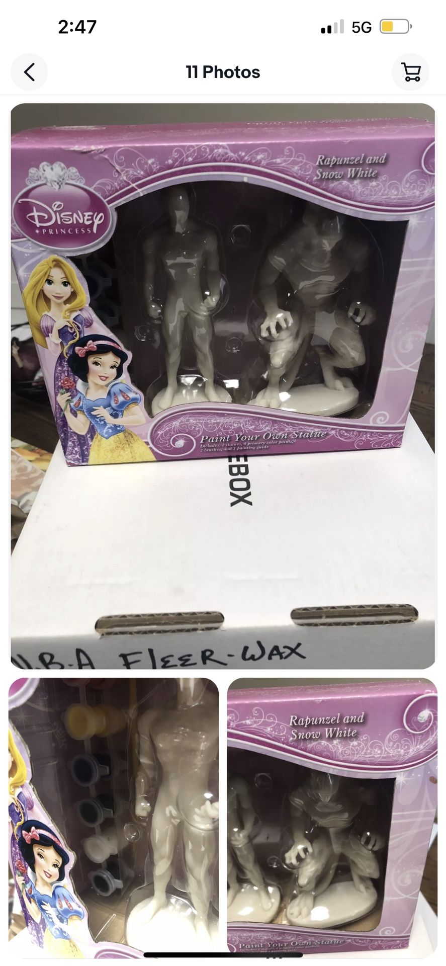 Snow White /Rapunzel Era !!!!! Spider-Man/lizard paint your own statue