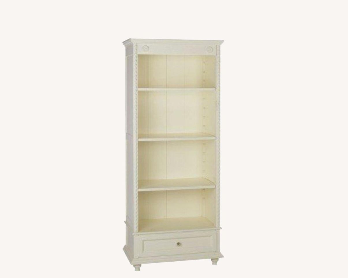 White Bookcase Display Shelf