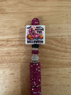 “Just Waiting for Halloween” Beaded Gift Pen