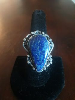 Beautiful X-Large Blue Lapis ring
