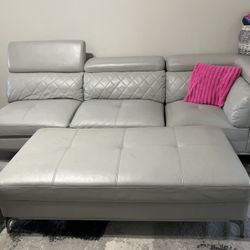 Real Leather Stylish Sofa Set