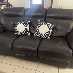 2 Recliner sofas