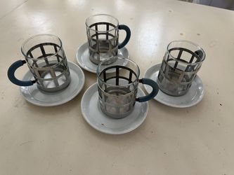 Alessi Graves - Michael Graves Vintage Mugs W Saucers