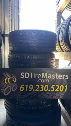 2 Michelin tires (245-40-18)