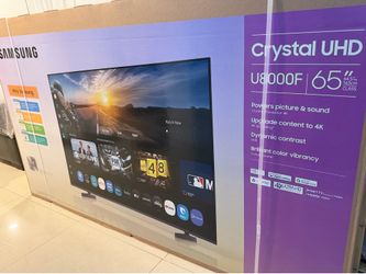 Samsung 65” tv Crystal UHD U8000F