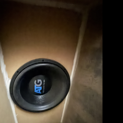 SERIOUS BASS , Two 15” ATG sub in custom enclosed Blow thru box