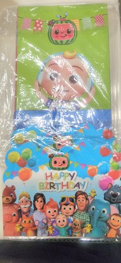 Cocomelon Birthday Invitations and Gift Bags