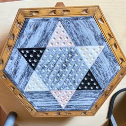 Chinese Checkers Marble Board Set