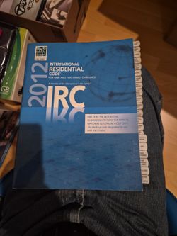2012 VERSION OF INTERNATIOL RESIDENTIAL  CODE (IRC) WITH TABS.