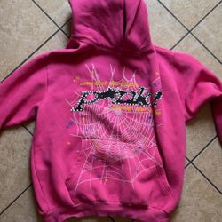 Sp5der Hoodie Pink 
