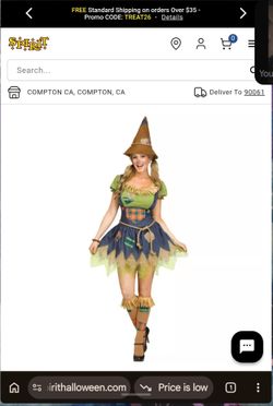 PLUS SIZE SCARECROW COSTUME