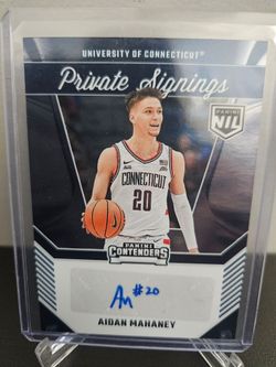 Aiden mahaney #AM uconn nil 24-25 private signings $5