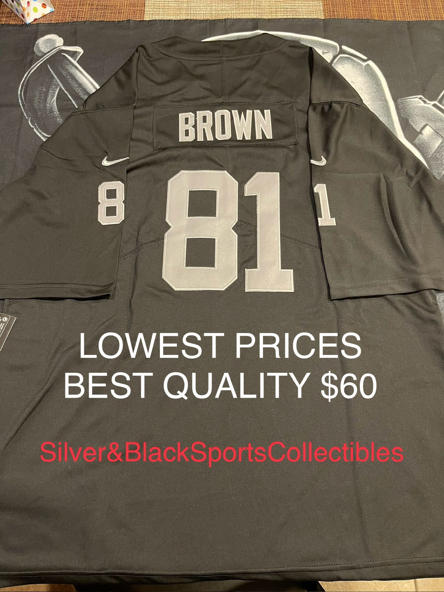 MENS STITCHED LAS VEGAS RAIDERS JERSEY SIZE SMALL UP TO 6XL Ships Same Day If Ordered Before 3pm PST