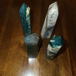 Agate Obelisks Set 