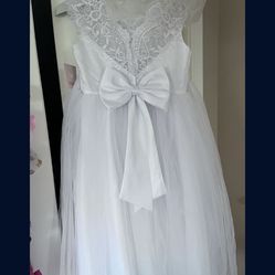 Bautizo /communion Beautiful Dress Size 8T