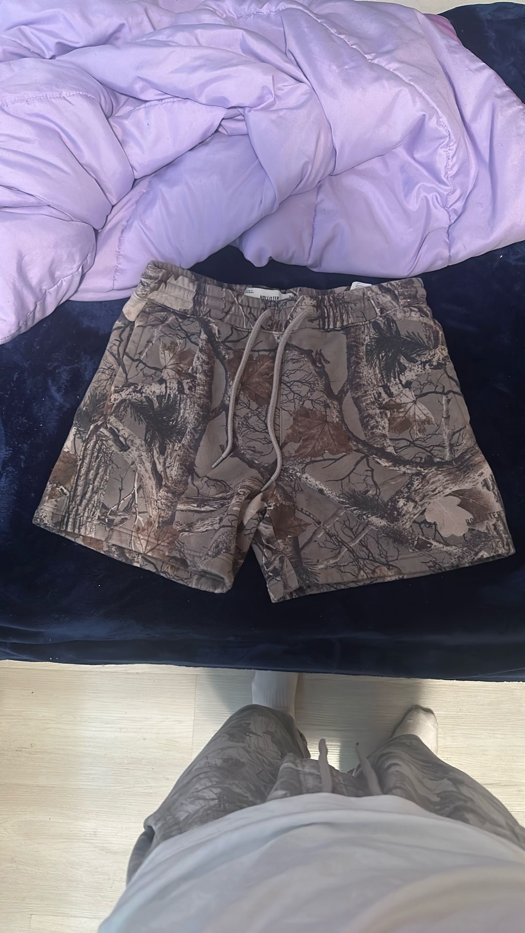 Camo hollister shorts 