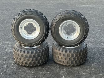 ALMOST NEW YAMAHA ATV TIRES MUD TIRES QUAD TIRES DIRT TIRES SPORT QUAD TIRES