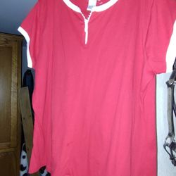 Women's Red Shirt