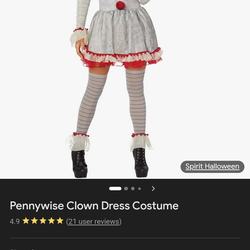Pennywise Ladies Halloween Costume