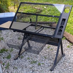 Studio Designs Futura Glass Drafting Desk / Art Table – Like New
