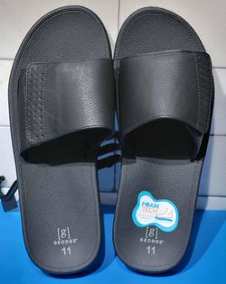 Men's Comfort Slides $10 each 
(One Available in Size 8, One Available in size 9 and One Available in size 11)