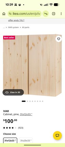 Ikea ivar cabinets