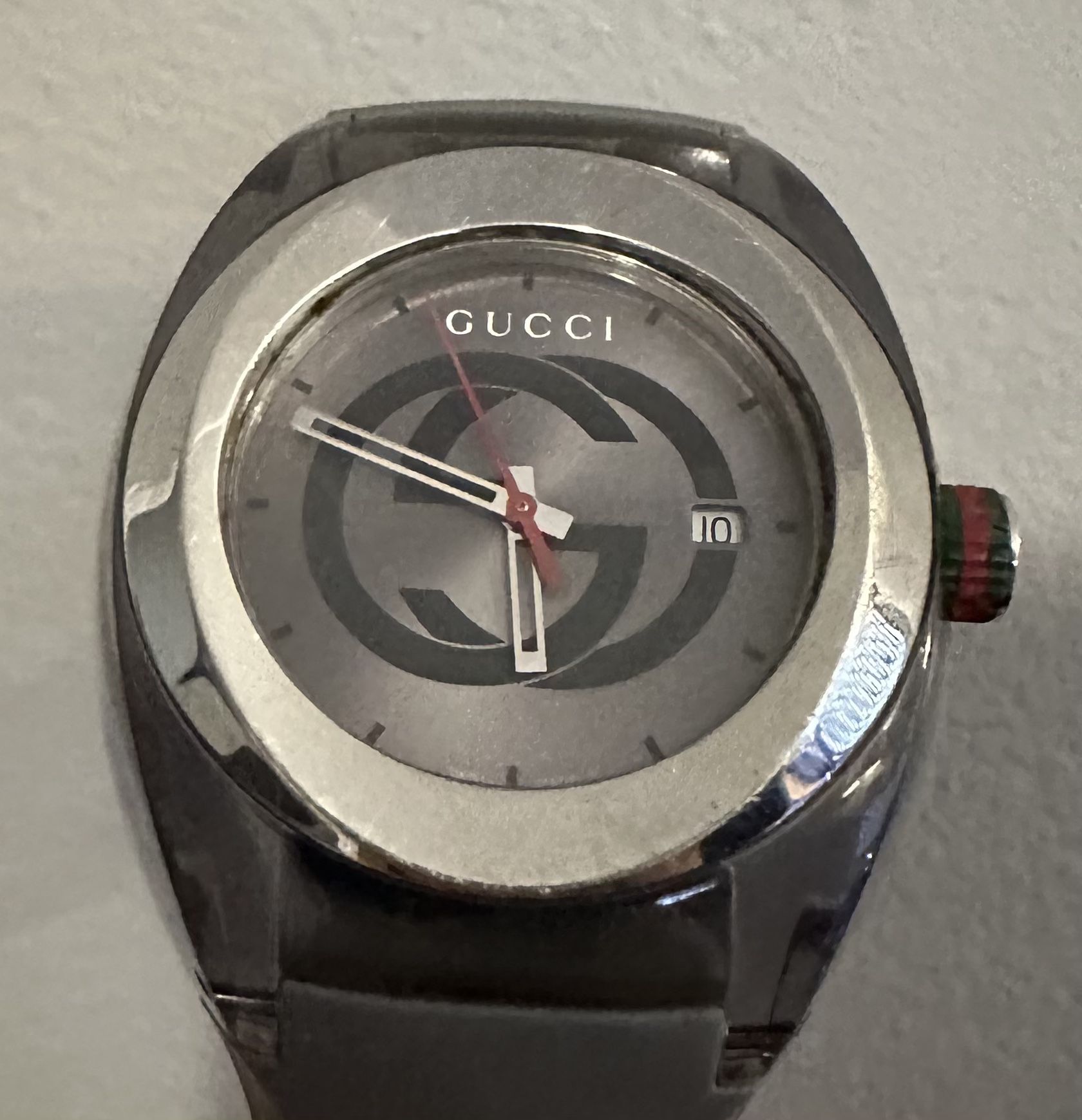 Grey Gucci Sync Watch. Broken Band. Super Cheap