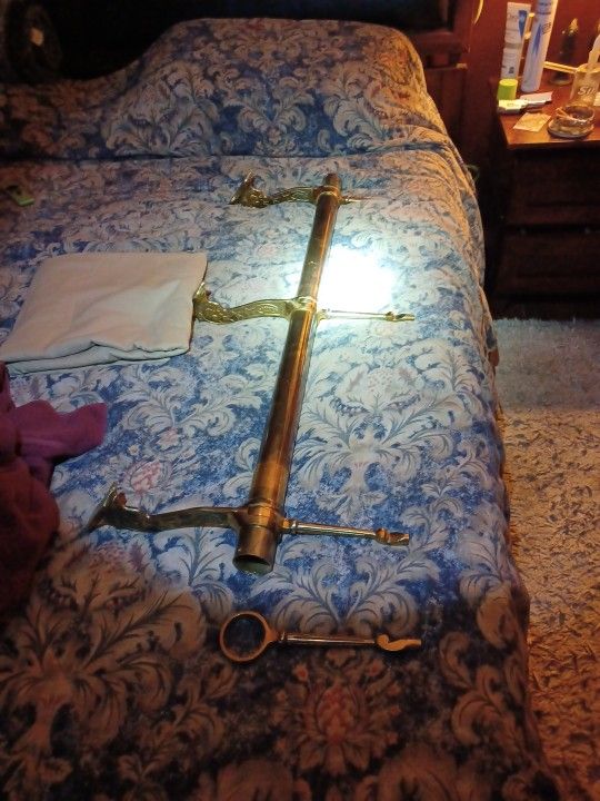 Old Tyme Brass Foot Rest