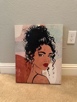 Woman Portrait Canvas Wall Art