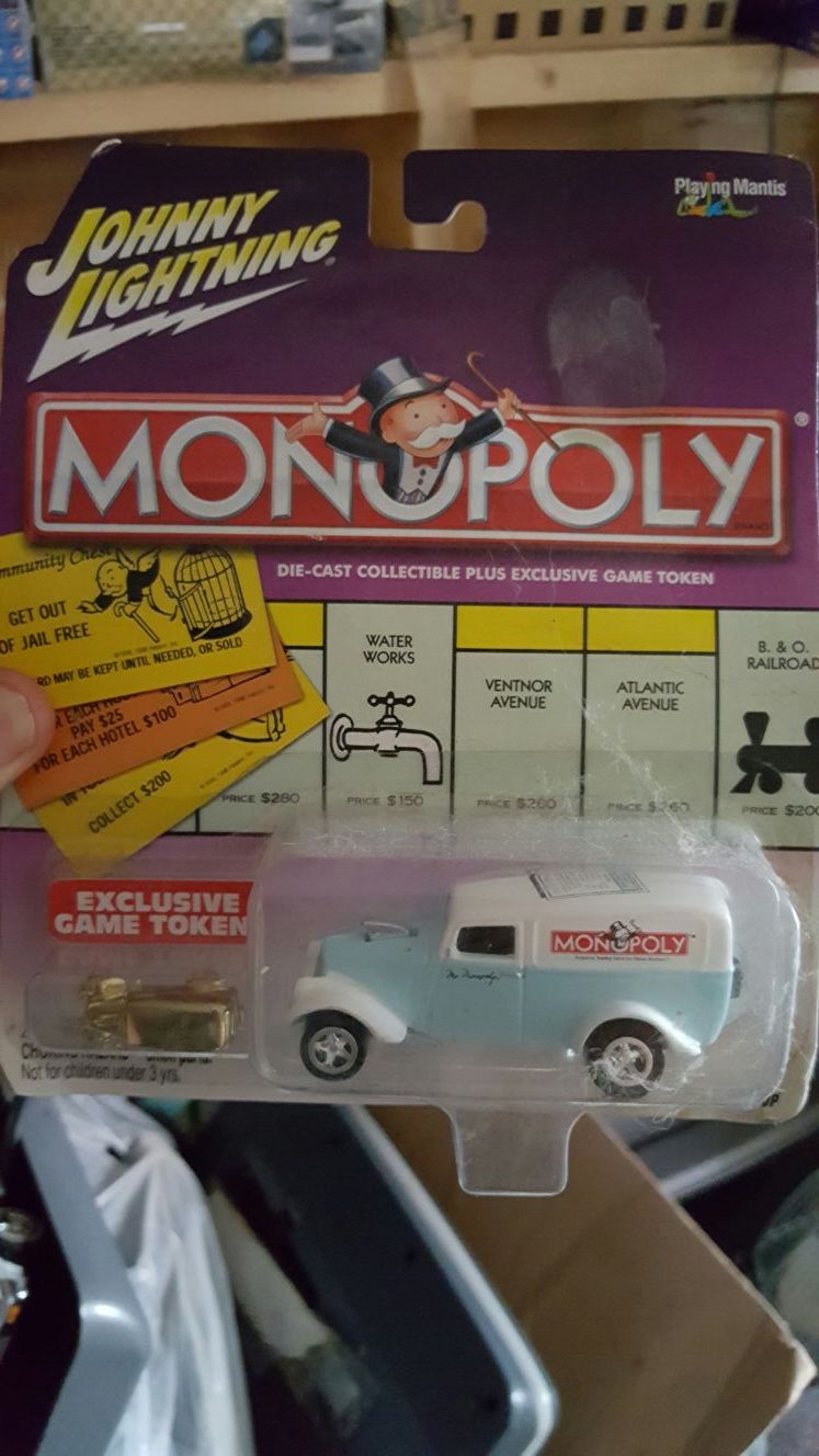 Johnny lightning Monopoly truck