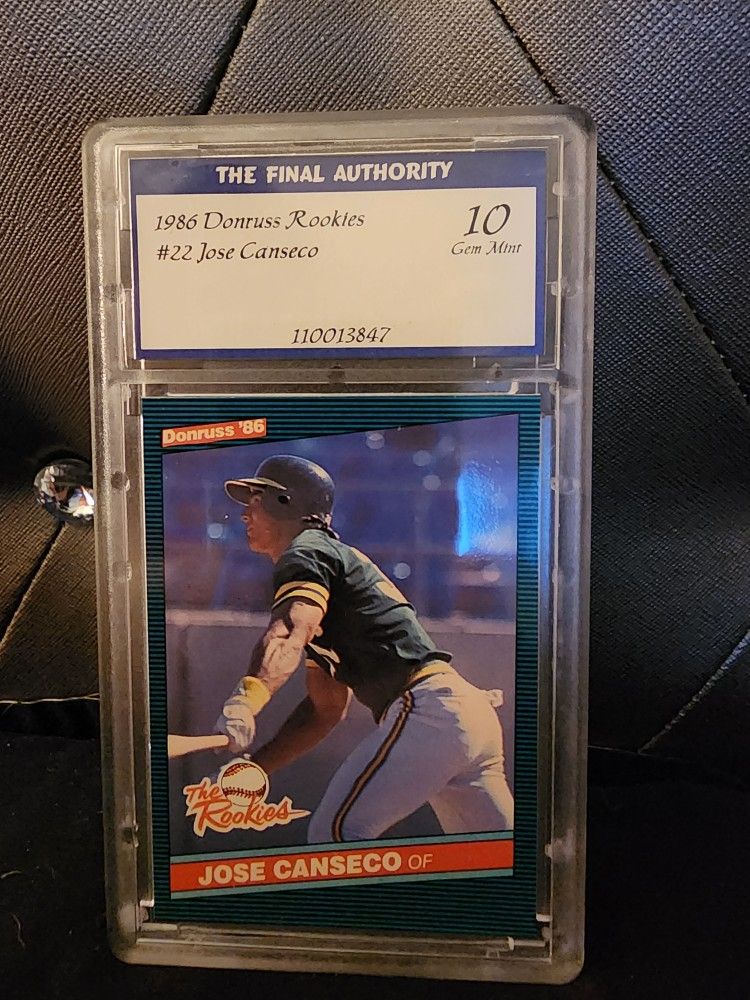 1986 Donruss The Rookies #22 Jose Canseco Baseball Card