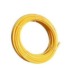 Roughly 500ft Yellow PE Gas Pipe Yellow, MDPE 0.5 X 500' Cable for Underground Use.