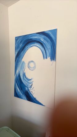 Oil canvas unfinished for you to cover up 36 in by 48