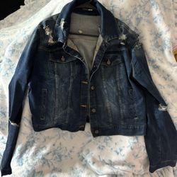 Distress Jean jacket 