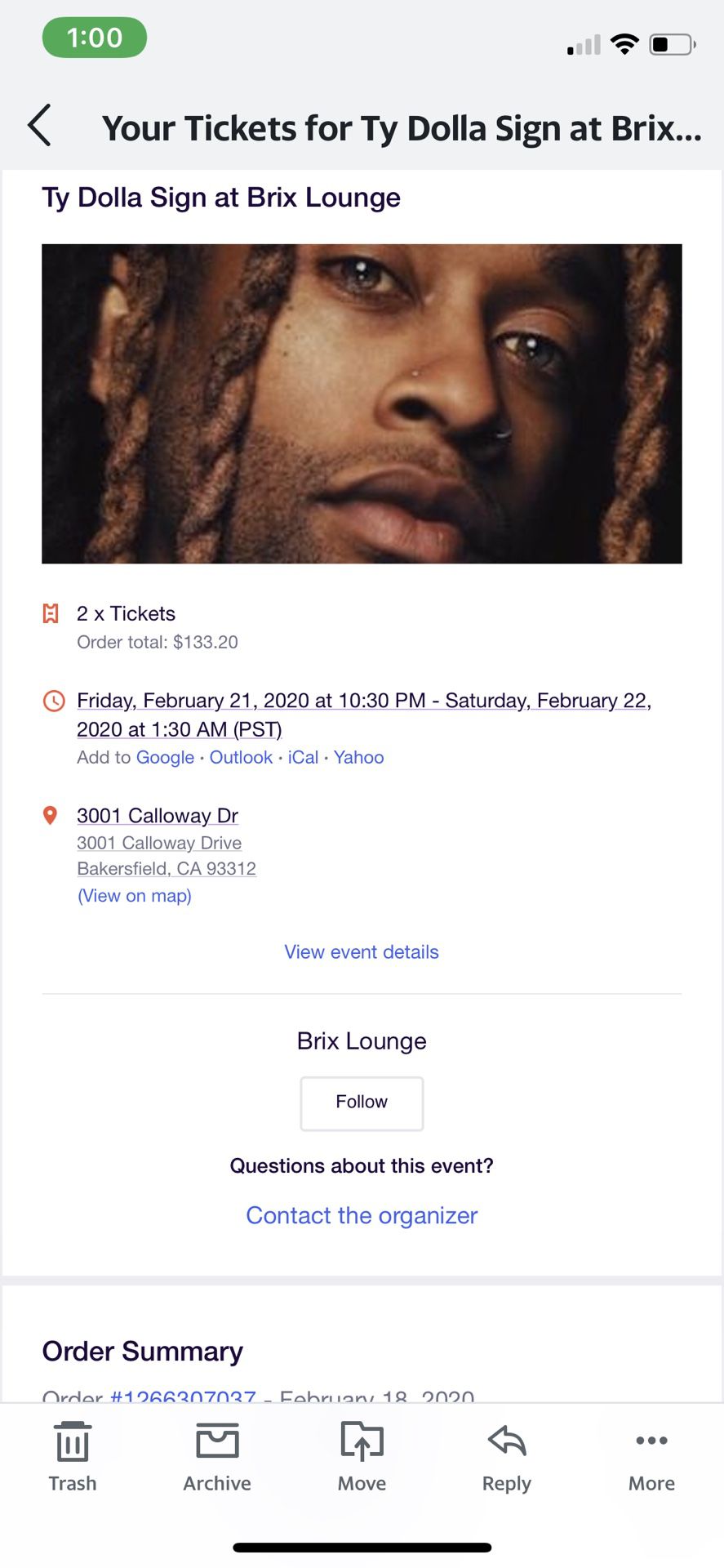 Ty dolla sign tickets for sale!!!! For 2/21 Friday unable to make it -