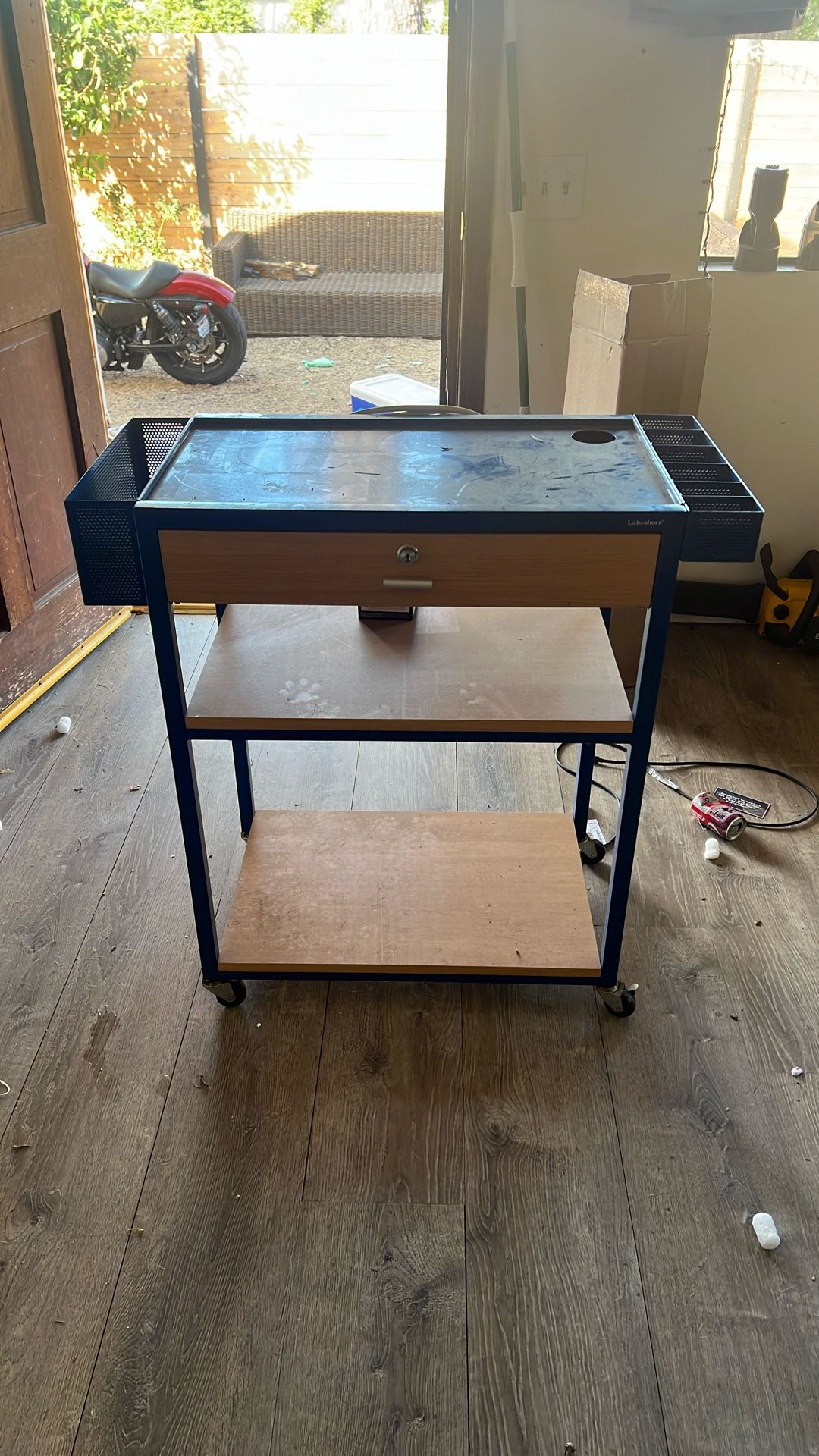 Utility Table With Wheels
