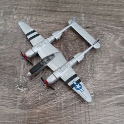 Lockheed P-38 Lightning Diecast Plane