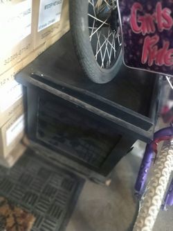 Black toy chest