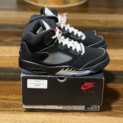 Size 9.5 - Nike Air Jordan 5 Retro OG Black Metallic Reimagined HF3975-001